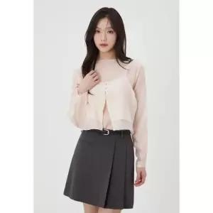 매장정품 PLASTIC ISLAND 플라스틱 아일랜드 뷔스티에 셋업 블라우스 (PSWWB386) 1539817