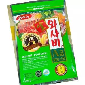 움트리 생 와사비 200g 10개 고추냉이 초밥재료 매운소스