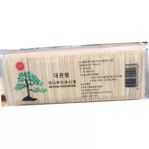 대관령물산 도미표 대나무 이쑤시개 400입 48개 주방 식당용