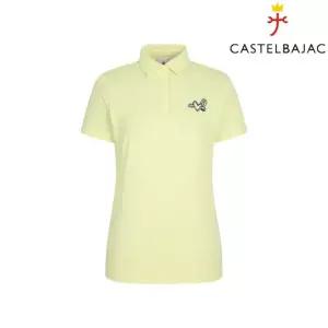 매장정품 CASTELBAJAC 까스텔바작 여성 아트웍 포인트 카라 반팔 티셔츠BGFMTS601 1638112