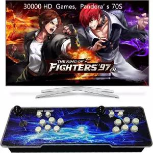 FHYRGF 78S 판도라 박스 아케이드 게임 콘솔 호환 PC 프로젝터 TV 3D 4인용 더블 즐겨찾기 목록 카테고리