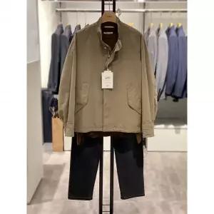 지이크 SIEG 카키 넥 버튼 밀리터리 블루종 점퍼 PGM6006 578425