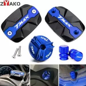 YAMAHA TMax 560 TMAX 530 500 TMax530 SX DX TECH MAX TMAX560 오토바이 CNC 프론트 브레이크 액 리저버 커버 Oil Cap-Red