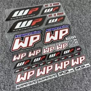 반사 WP 포크 스티커 서스펜션 쇼커 댐퍼 오토바이 Accessori 데칼 for Duke RC KTM 200/390/690/1090 Kawasaki Honda 다크 그레이