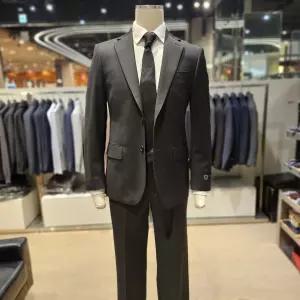 국내 정품 레노마 RENOMA S/S 프리미엄 울 혼용 스트레치 블랙정장 RRIPSJ19AB