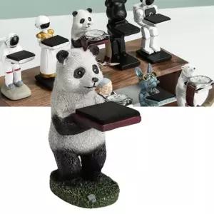 시계 스탠드 시계거치대 받침대 보관함 캐릭터 PANDA BEAR 시계 진열대 시계받침대