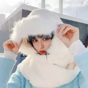 겨울 라쿤후드 스카프 목도리 장갑 머플러 퍼목도리 후드목도리 후드머플러 후드 퍼후드