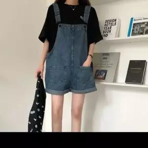 친절한탄씨 팬츠 멜빵바지 LD887 청바지 멜빵 청반바지 멜빵바지 청바지 바지 청멜빵바지 여성바지