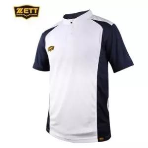 제트 ZETT 하계 티셔츠 화이트네이비 야구유니폼 (38560390)