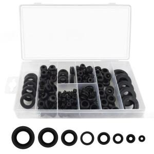 180pcs 고무 그로밋 자동차 퓨즈 액세서리 가스켓은 와이어 케이블 하드웨어 도구를 보호합니다