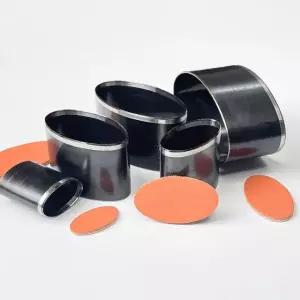 5pcs DIY 수제 가죽 칼 타원형 꽃 실린더 펀칭 기계 금형 5pcs