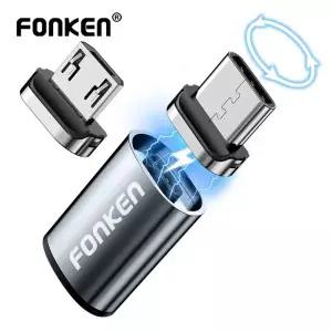 마그네틱 케이블 커넥터 휴대 전화 어댑터 화웨이 안드로이드 용 마이크로 USB 팁 자석 충전기 플러그 유형
