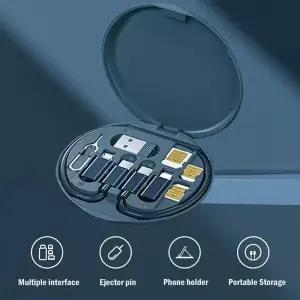 멀티 USB 유형 C - 60W 충전 어댑터 케이블 키트 조명 변환 세트 A 및 마이크로/유형 C/조명