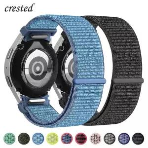 삼성 갤럭시 시계 용 나일론 루프 밴드 7 6 5 4 44mm 40mm pro 45mm 스포츠 20mm 팔찌 Watch6 클래식 47mm