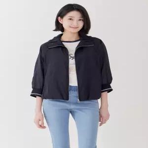 글로우 소매 니트 집업 숏 코트 LCCAP323_NA