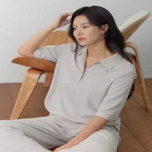 커버핏 블루종 블라우스 LOWSQ301_LB