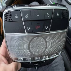 자동차 앰비언트 라이트, 메르세데스 벤츠 W213 E 클래스 쿠페, AMG E43 E53, 64 색 에어 벤트, 3D 회전 트