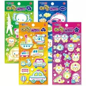종이나라 1500 야광스티커 꾸미기 교육용스티커 꽃스티커 팝업스티커 (W4126AE)