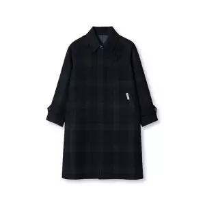 갤러리아 킨록 F/W 블랙와치 발마칸 코트 그린 (TLKO10)