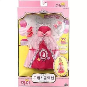 [하프클럽/알티피아]미미월드 미미인형 의상 세트 핑크 여아 장난감 코디 놀이 선물