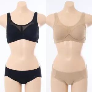 에어로쿨 노와이어 AB컵 스포츠브라팬티세트VBRS120ABSET