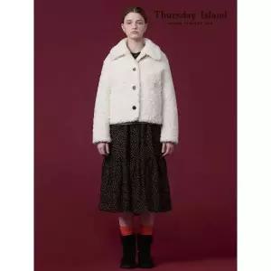 써스데이아일랜드Thursday Island 빅 카라 페이크 퍼 자켓T238MLT239W 1085587