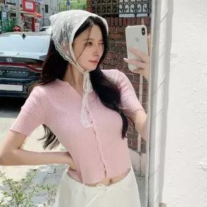 여자 러블리 자수 시스루 레이스 헤어두건 스카프