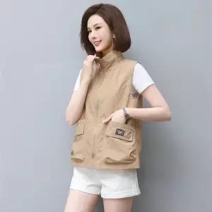 여성 바람막이조끼 여름 등산 바스락 베스트 아노락 얇은 레이어드 엄마옷 중년