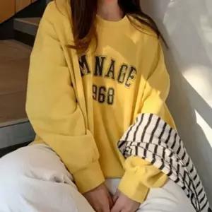 루즈핏 여성 맨투맨 티셔츠 라운드 여성 레터링 맨투맨 캐주얼