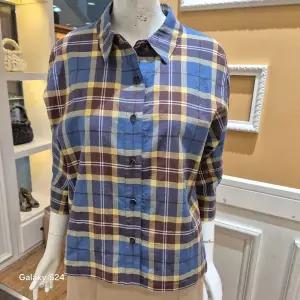 [하프클럽/BCBG]BCBG 비씨비지 여름26 버진 체크 블라우스 B6B6B450