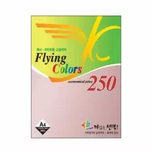 팬시페이퍼 EL86WC07 컬러색지 플라잉칼라 A4 연분홍