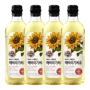 [CJ제일제당] 해바라기씨유 900ML x 4개