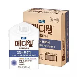 메디웰 엠디웰 신장식 비투석 200ml 30팩(1박스) 환자균형식 영양보충