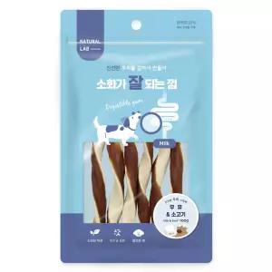 네츄럴랩 소화가 잘되는 강아지 껌 우유소고기 100g