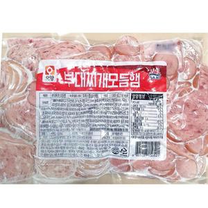 촙트햄 업소용 부대찌개햄 부대햄 식당 식자재 재료 부대찌개용 모듬햄 1kg
