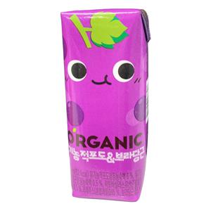 오가닉 유기농 주스 적포도보라당근 125ml x 24개