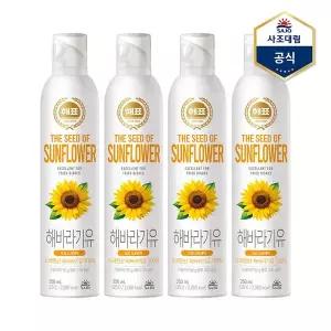 [하프클럽/사조 대림]오일 스프레이 해바라기유 250ml X 4개