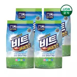 비트 실내건조 가루 세탁세제 2.7kg x 4개