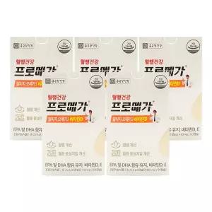 종근당건강 프로메가 알티지 오메가3 비타민D 430mg x 60캡슐 x 5박스