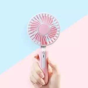 히키스 안전한 충전식 저소음 휴대용 무선 선풍기 체리쥬빌레