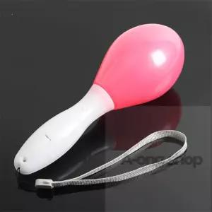 아옹샵 LED 알모양 야광봉 핑크 응원봉 LED야광봉 조명 파티용품