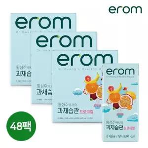 황성주박사의 과채습관 트로피컬 48팩(190ml*16팩*3박스)