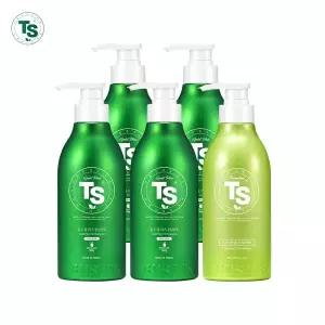 [TS트릴리온]골드플러스 TS샴푸 500gx4개+프리미엄트리트먼트500gx1개