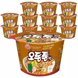 오뚜기 오동통면 큰컵 100g 6개 / 컵라면