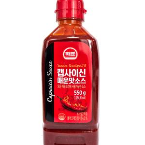 해표 캡사이신 매운맛소스 550g