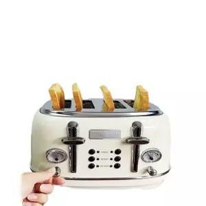토스트기4구 빈티지 커버 레트로 화이트 아이보리 포함 그린