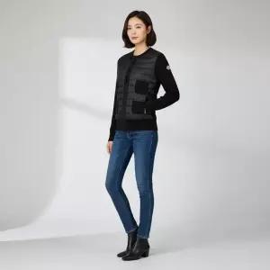 몽클레어 FW25 여성 패딩 믹스 가디건 9B51000 A9018 999