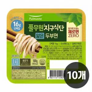 풀무원 식물성 지구식단 두부면 얇은면 100g x 10개 포두부 건두부