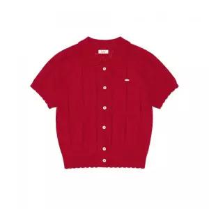 LEE 우먼 스카시 카라 가디건 레드 LE2602CD63RD 1846312