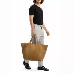 자라 ZARA 가죽 쇼퍼백 여성 숄더백 토트백 캔디 브라운 251970